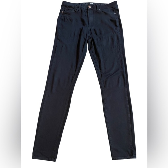 PAIGE Hoxton Ultra Skinny Black Jeans Women’s Size 31 - Picture 2 of 11